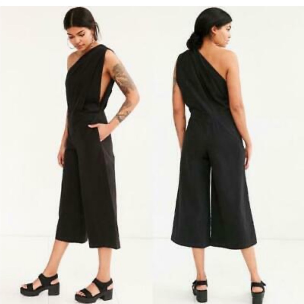 One shoulder jumpsuit